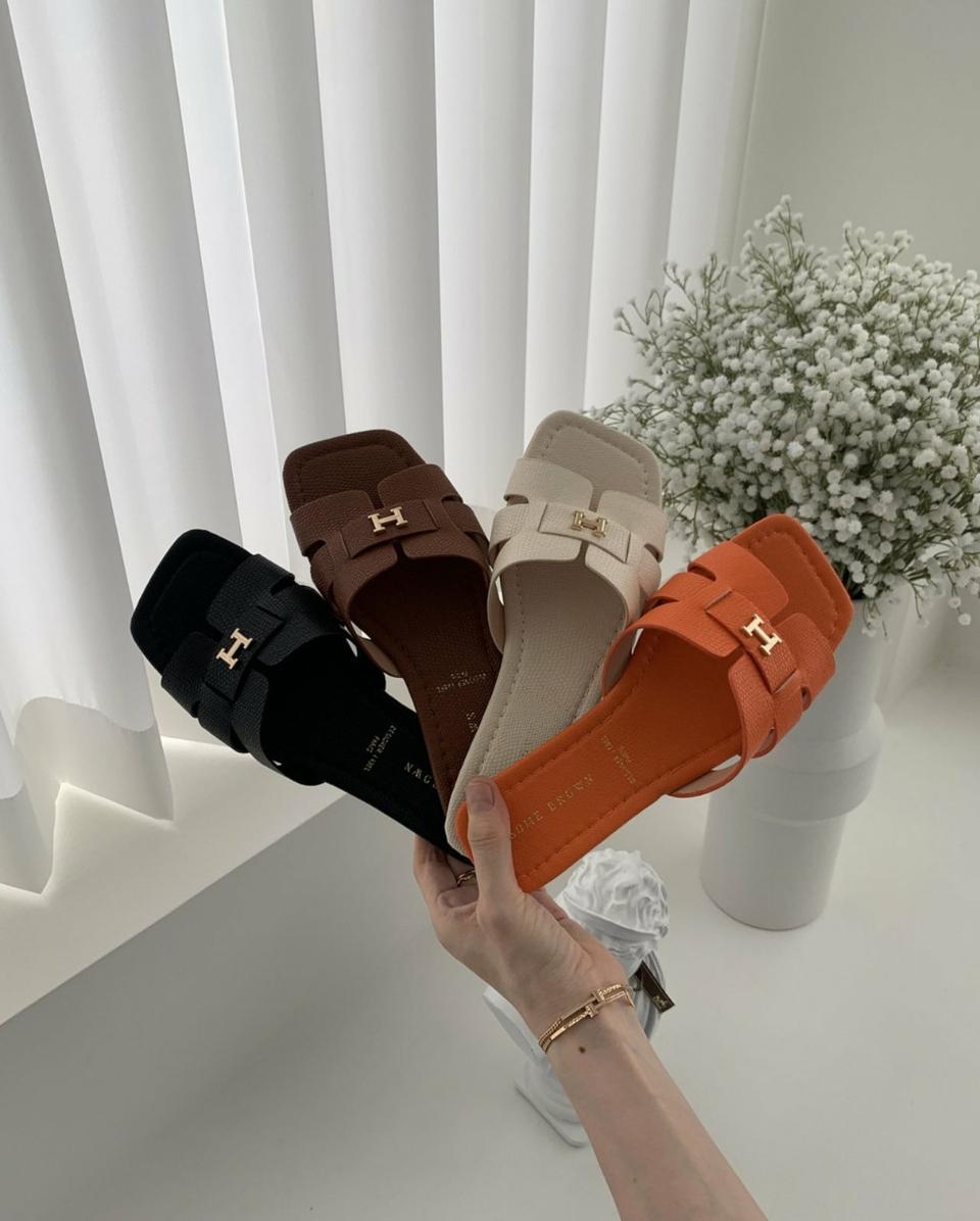 여름  데일리 에이치 패턴 슬리퍼