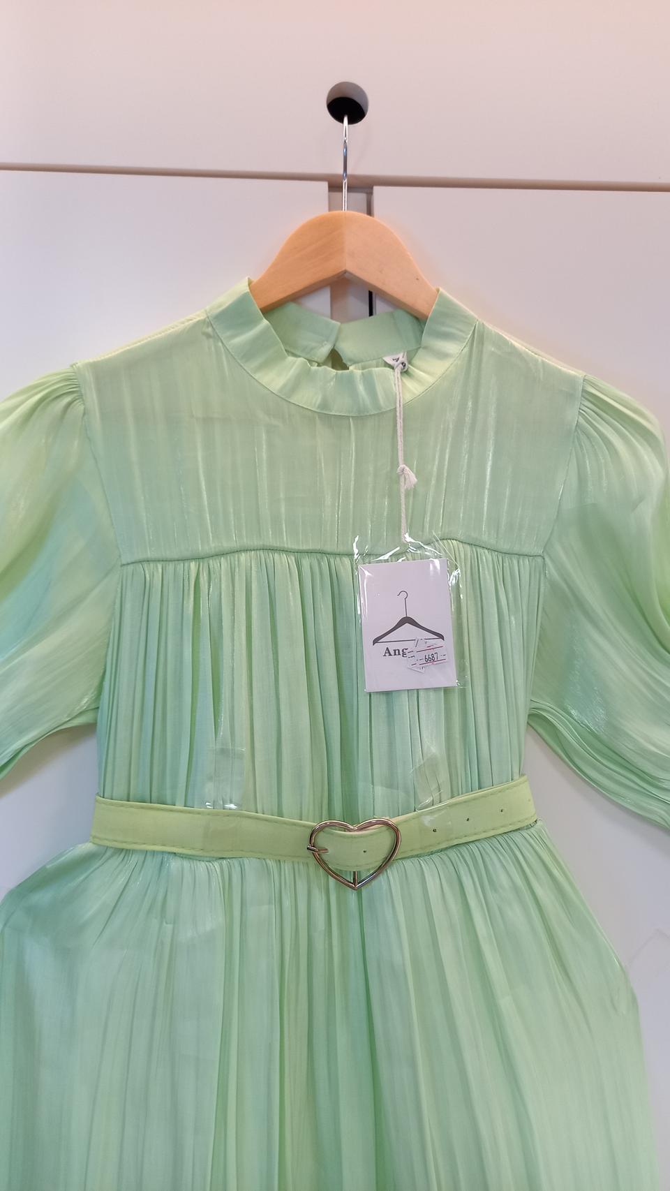 ♦택있는 새상품/ 형광 민트 고퀄 여름 원피스