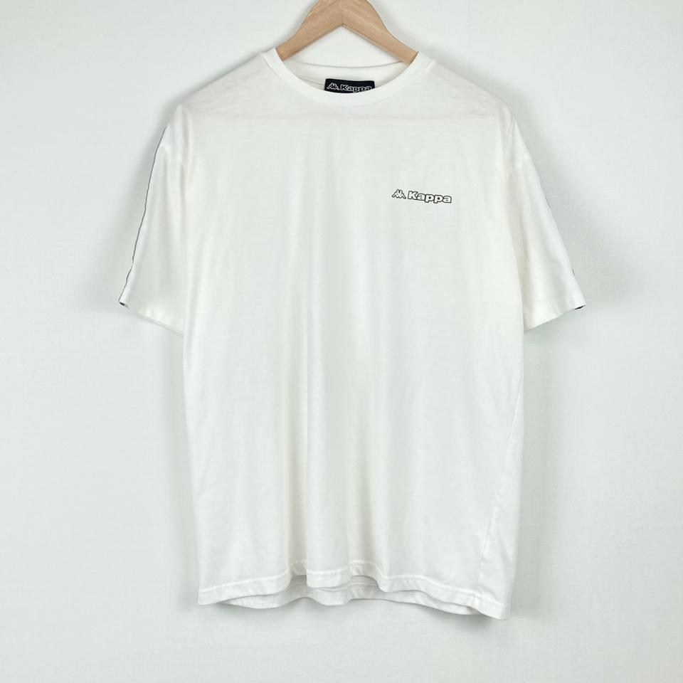 카파 로고 화이트 반팔티셔츠 빈티지 구제 a309
