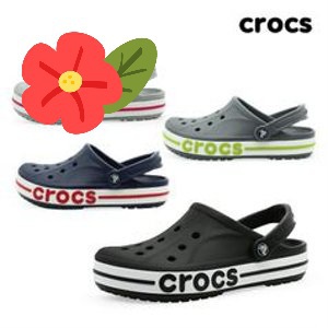 크록스 바야밴드 새상품 네이비 화이트 차콜