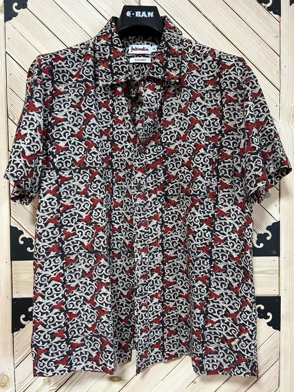 남성 여름 반팔 셔츠