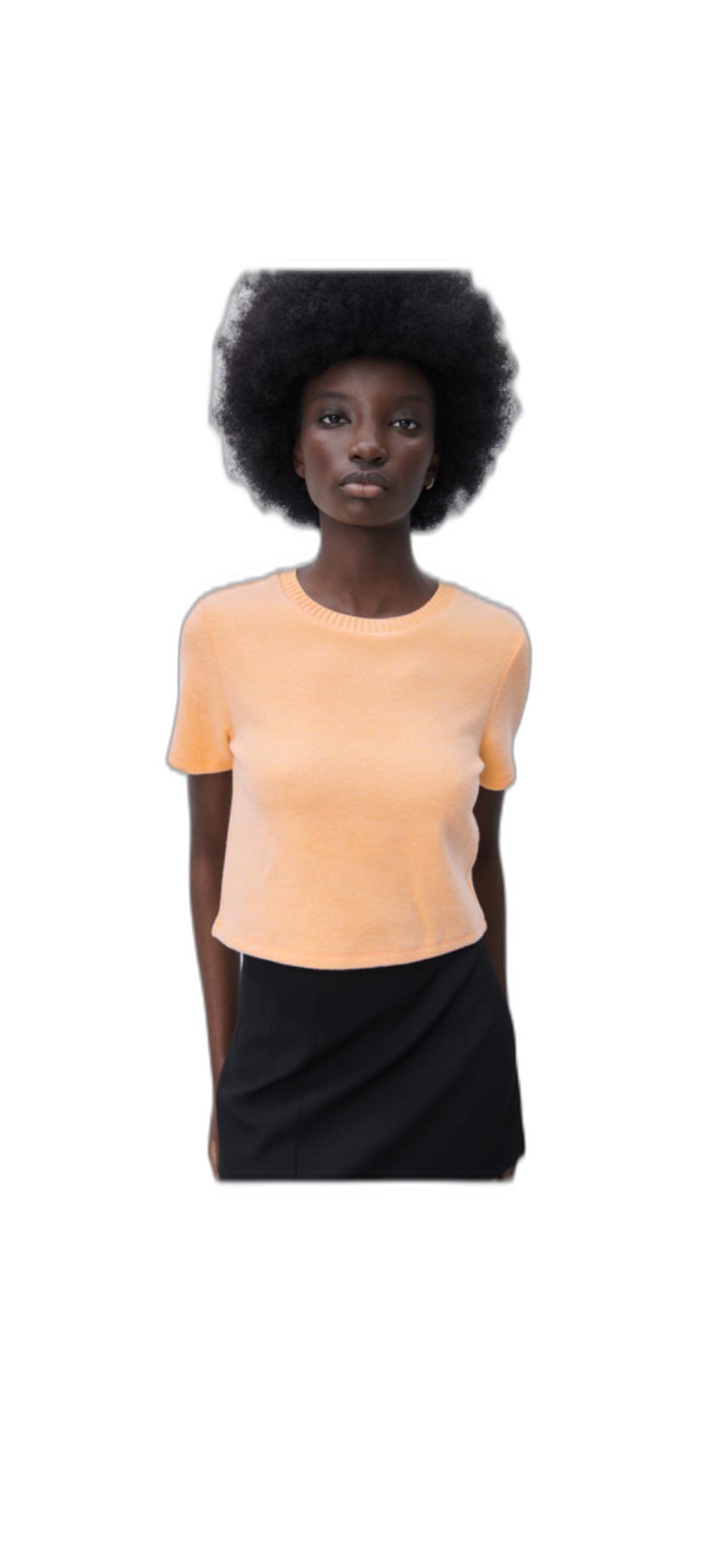 Zara자라 오렌지 크롭티