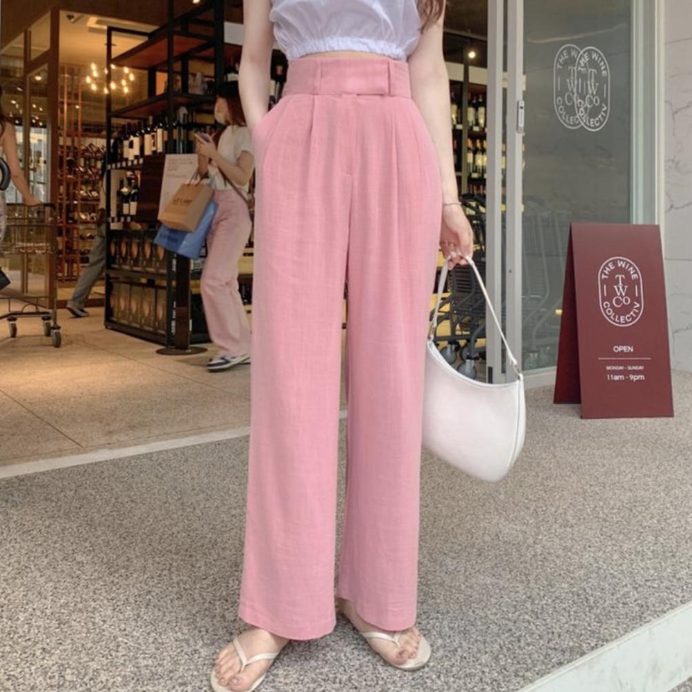 에이블리 린넨 와이드 슬랙스(베이지)