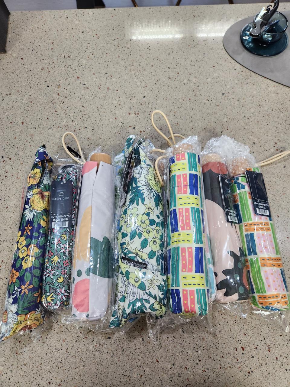 (새상품) 자외선 완벽차단 UV양우산 플러워패턴 우산 우비 양산 여성