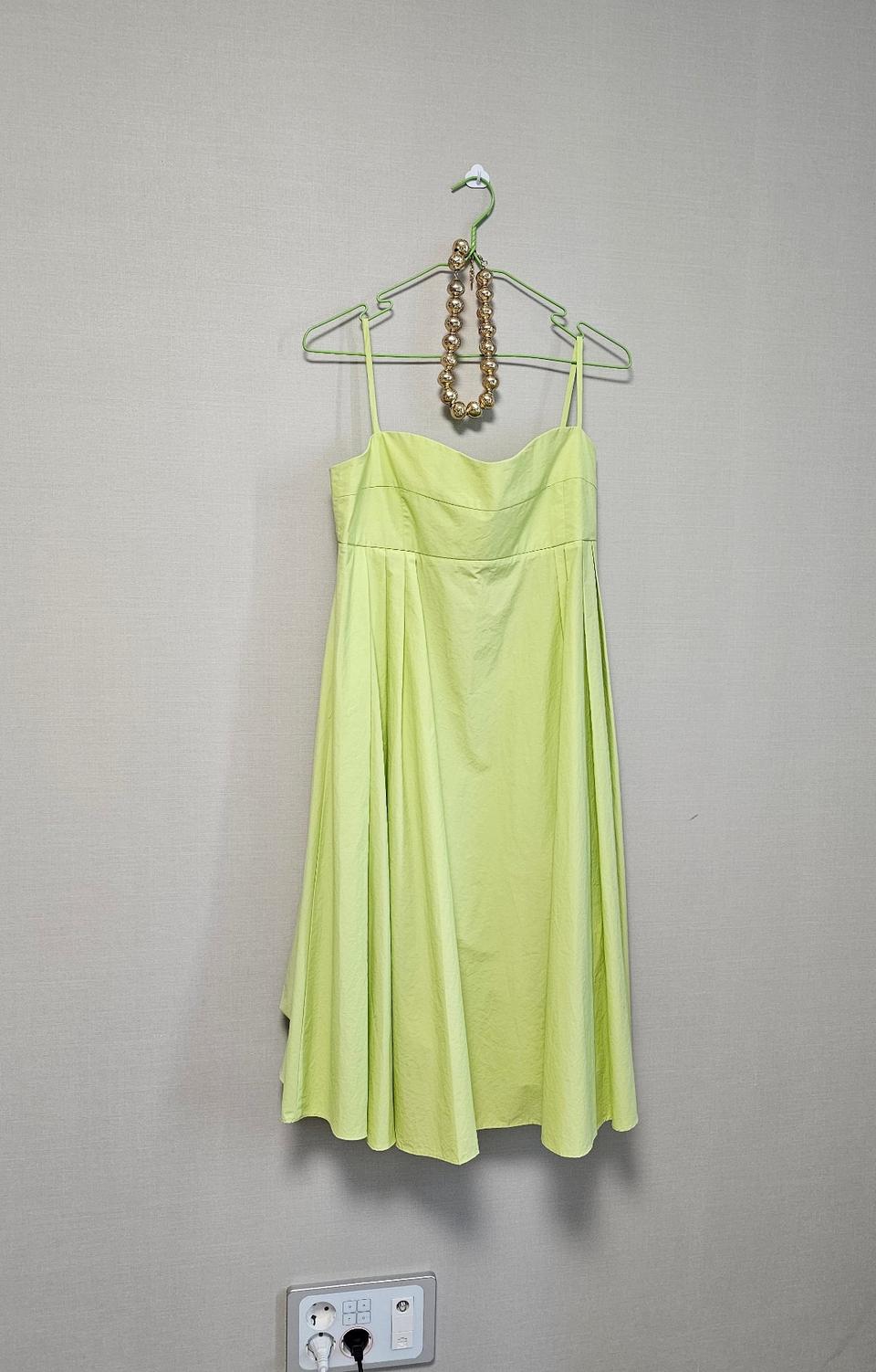 상큼 연두색 드레스 <새제품>