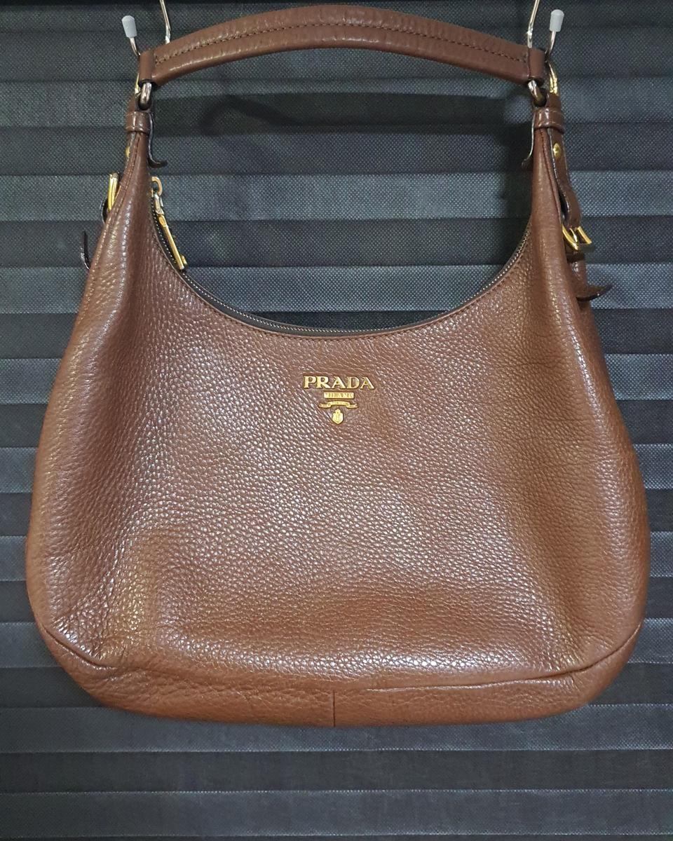 정품 프라다 호보백