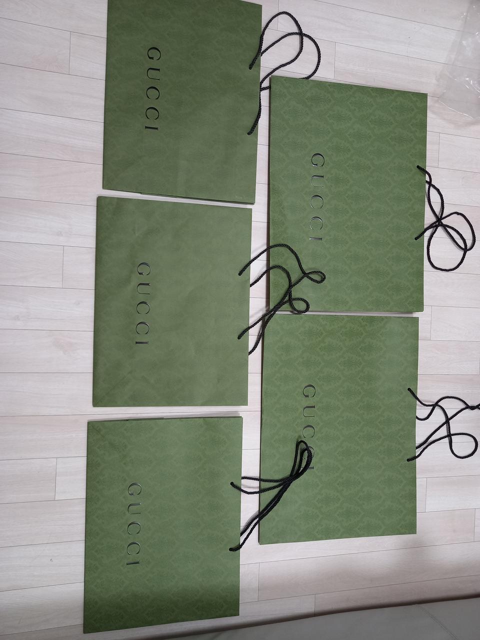 구찌종이봉투5장