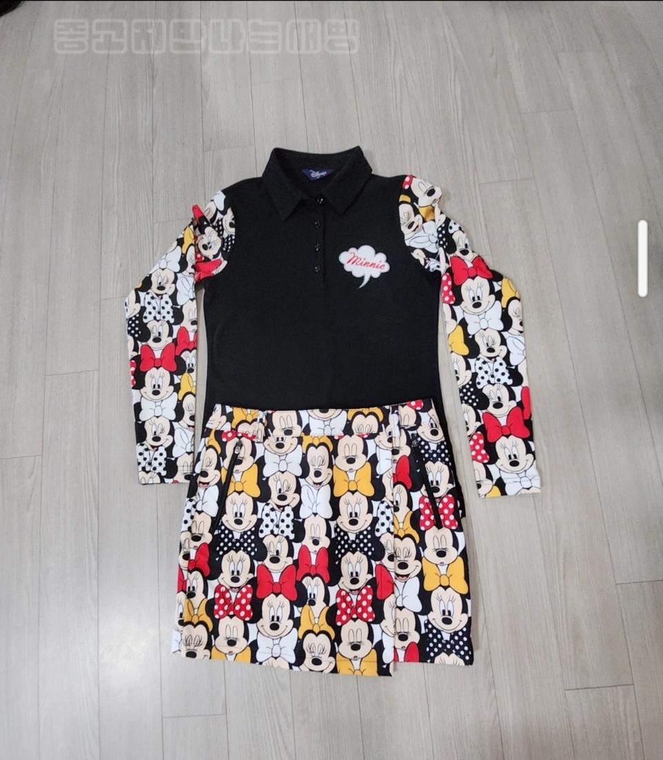 디즈니 골프 여성 상하 세트