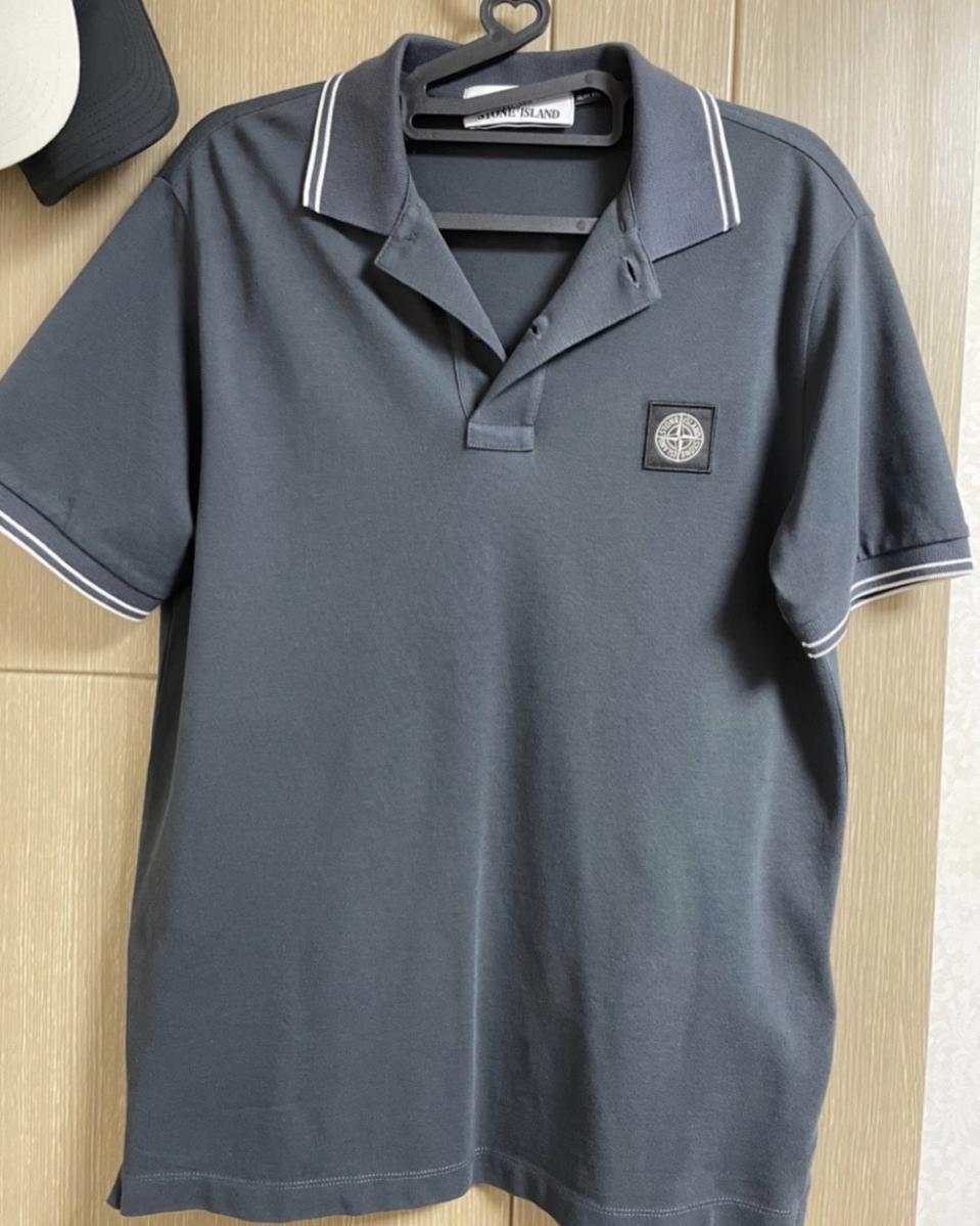 급처) 22ss 스톤아일랜드 슬림핏 카라티