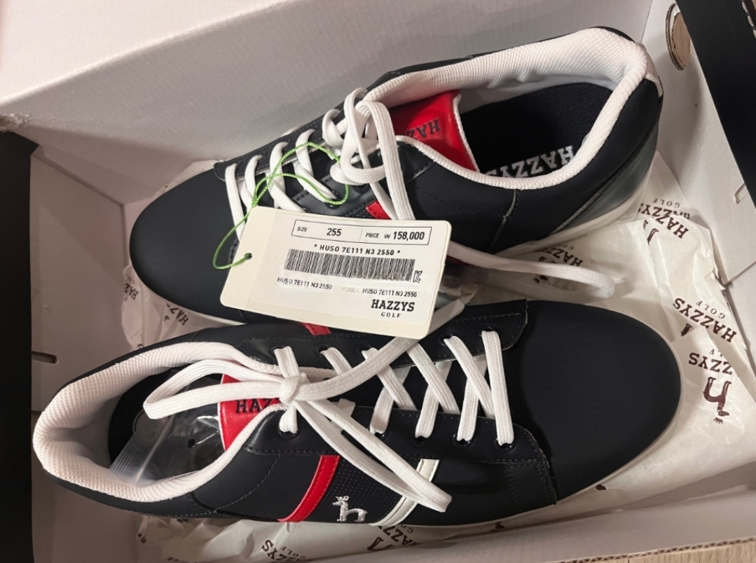 새상품)르꼬끄 네이비 운동화