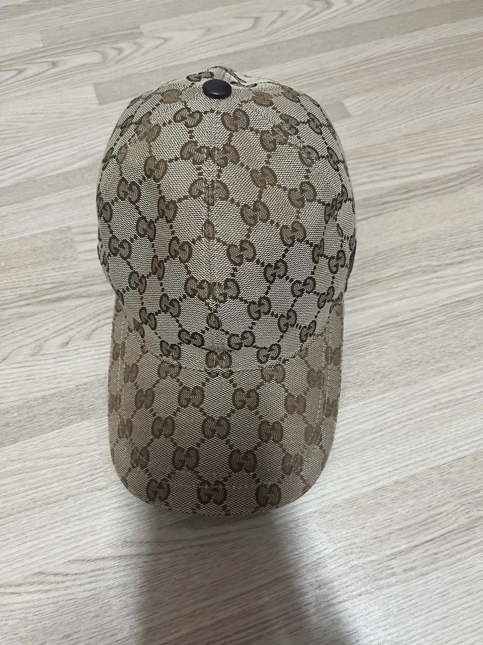 정품) 구찌모자 GG 모노그램 볼캡모자