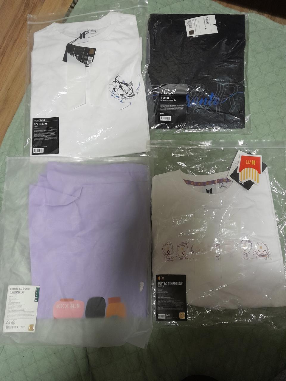 새상품 방탄소년단굿즈/방탄소년단티셔츠/BTS티셔츠/BTS굿즈