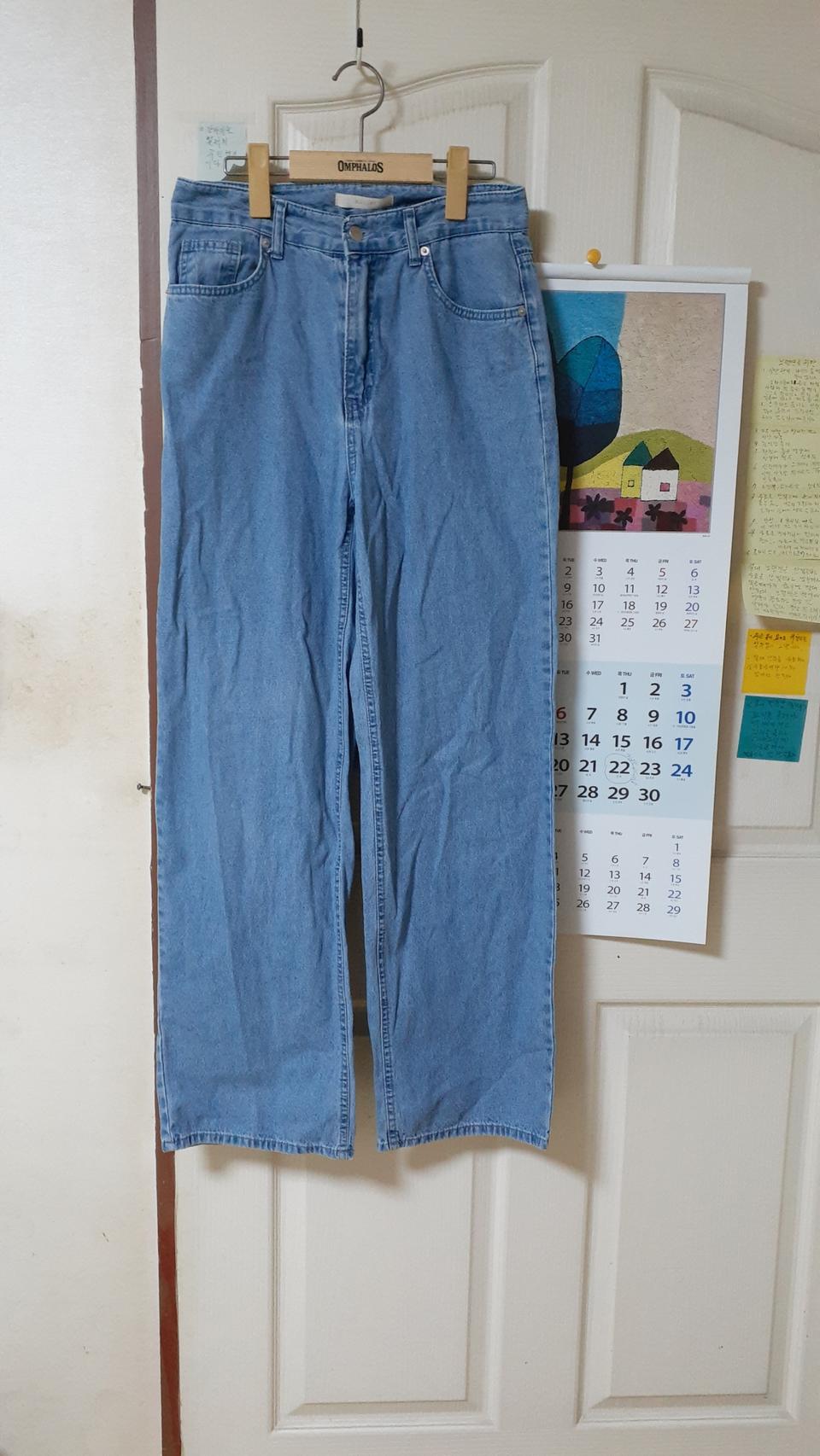 맥제이 와이드 덷님 청바지