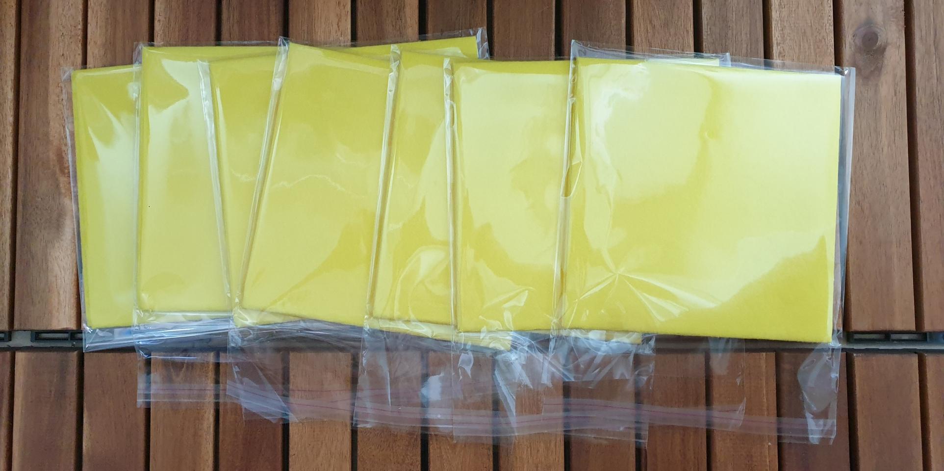 새상품) 부직포행주 7장 노란색