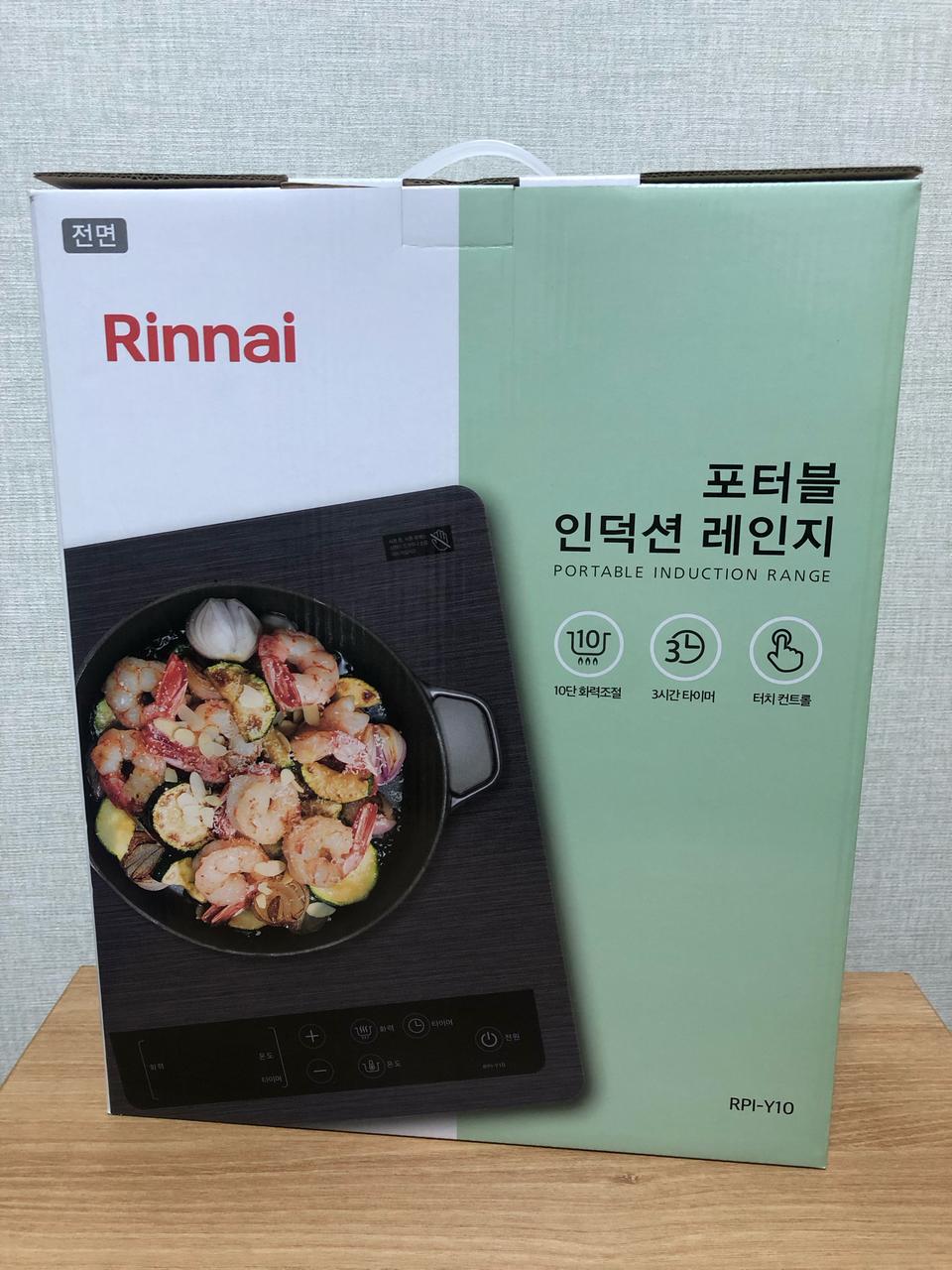 미사용. 린나이 인덕션 레인지 1구