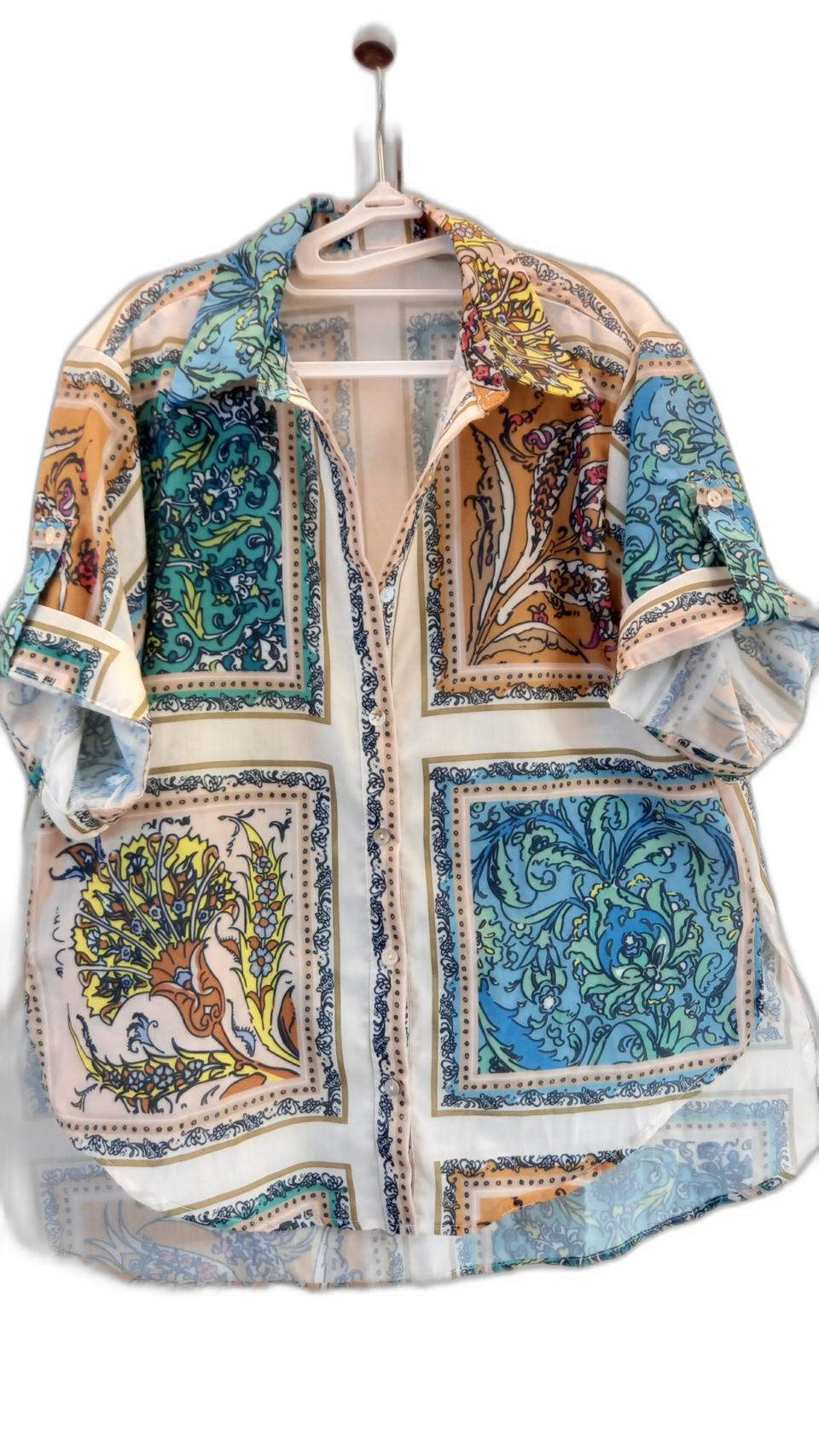 새상품 / 화려한 여름 셔츠 /size M~L