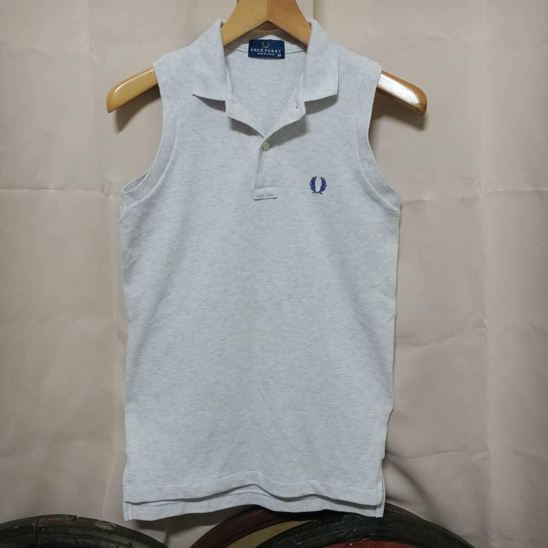 FRED PERRY JPN 프레드페리 재팬 노슬리브 PK티셔츠