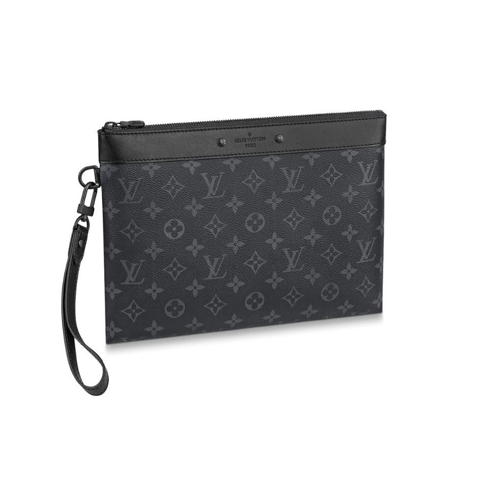 루이비통 포쉐트 투고 모노그램 이클립스 클러치백 M81569