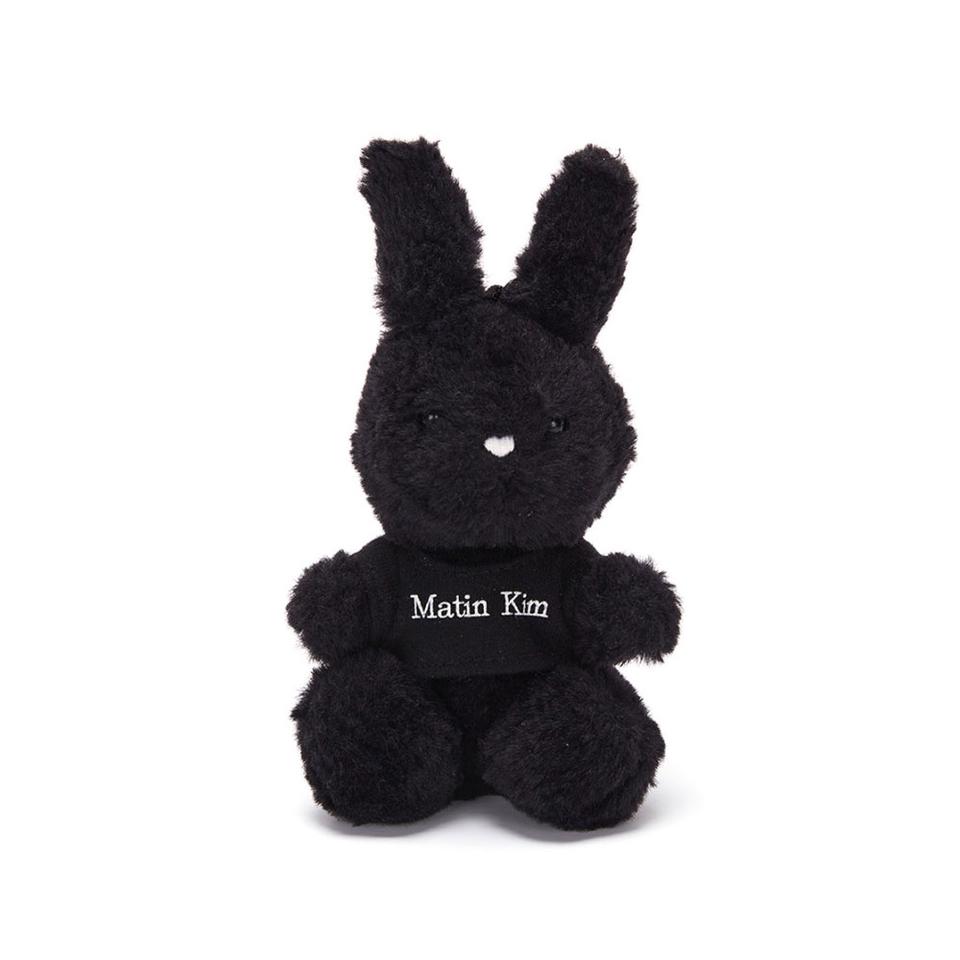 [새상품] 마뗑킴 블랙 버니 토이 키링 블랙