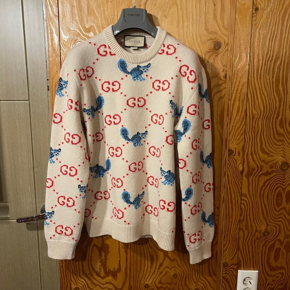 구찌 프레야 하타스 GG 로고 니트 판매 합니다. 