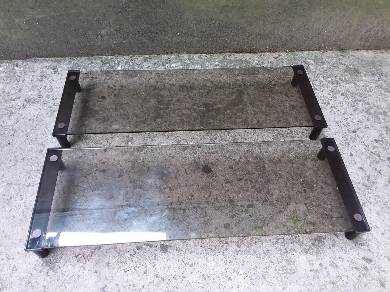 강화유리 모니터 받침대