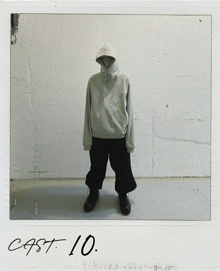 그레일즈  후드 GEOMETRY HOODIE ASH SAGE