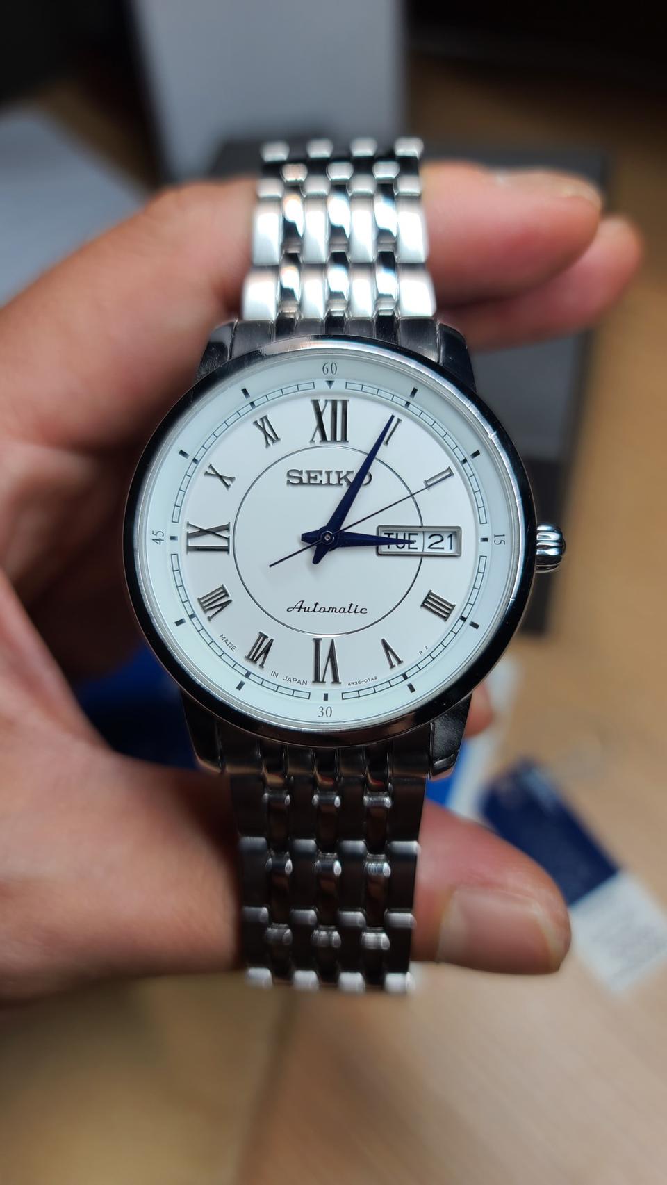세이코 프레사지 기계식 오토메틱 시계