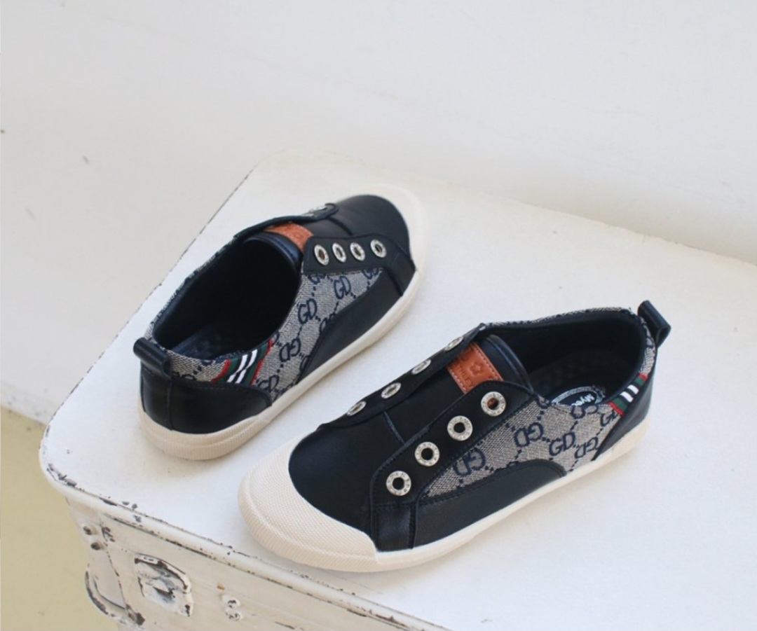 명품스타일 로고 스니커즈-245(배송비별도)