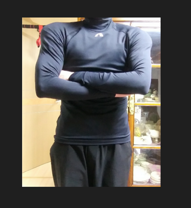 핏환상 정가1.78 새거쿨거택포 1.4 리얼 슬림머슬핏 컴프레션 블랙m