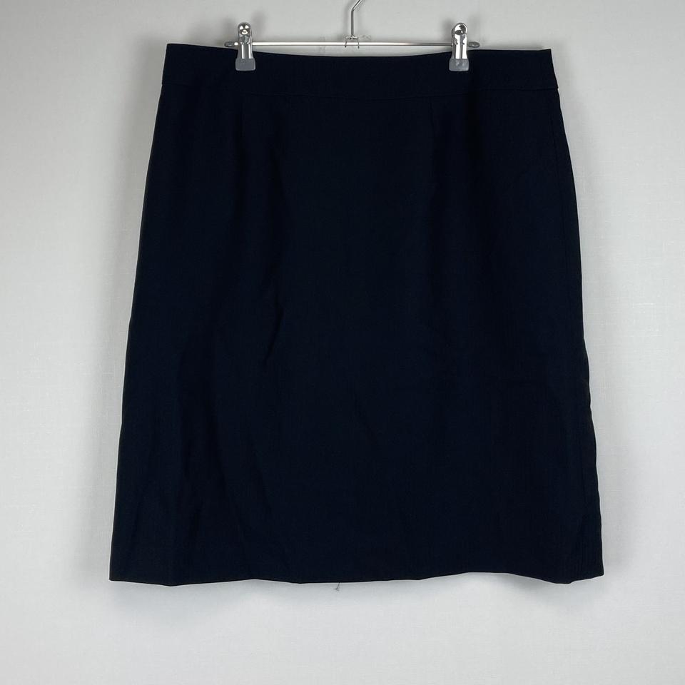 H라인 빅사이즈 블랙 스커트 빈티지 구제 a339