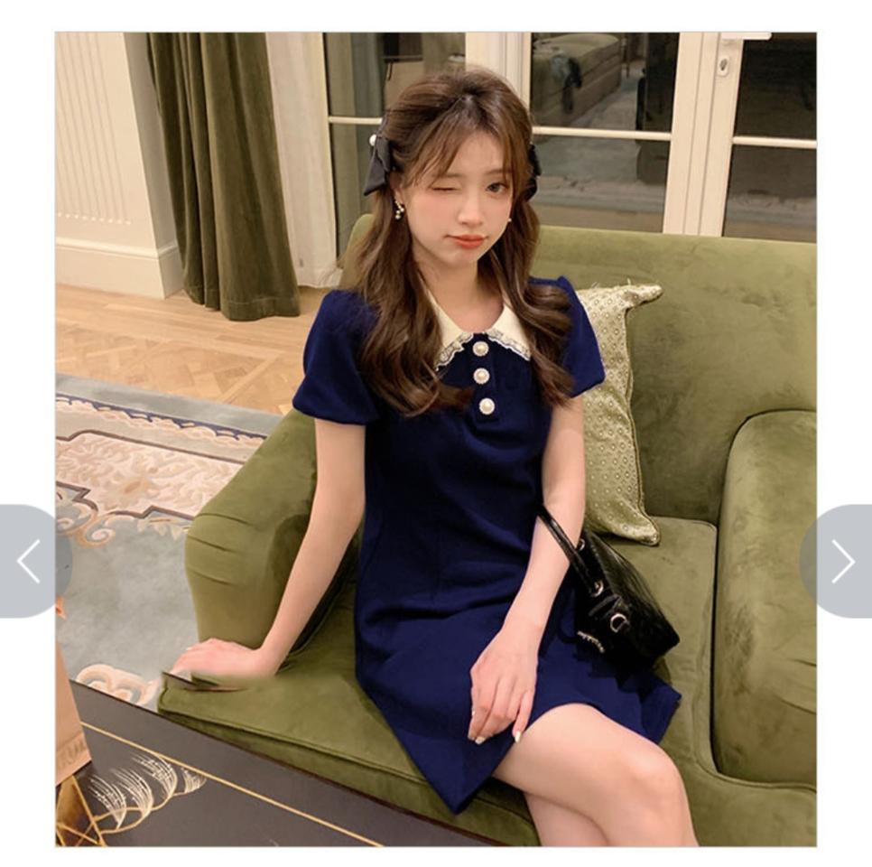 레이스 카라 원피스