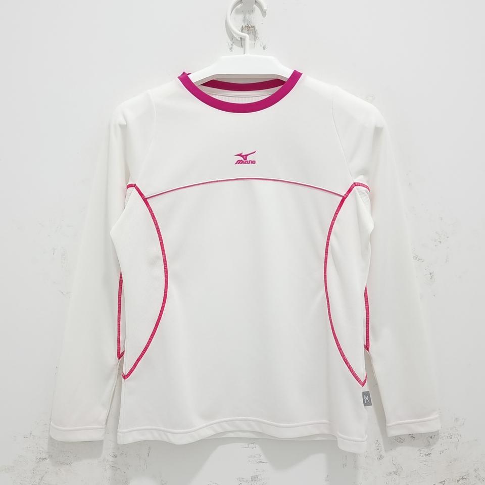 미즈노 여성 티셔츠 긴팔 트레이닝복 헬스요가필라테스 L
