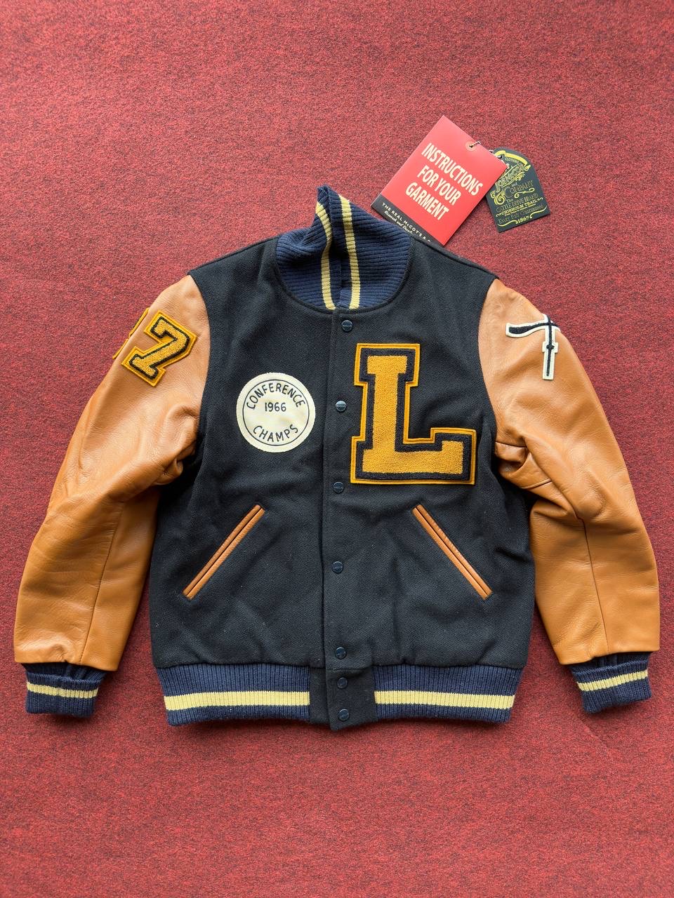 리얼맥코이 조맥코이 LOWING 바시티 자켓 38사이즈