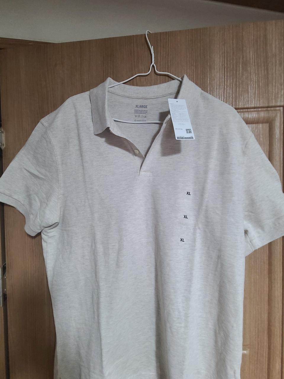 [지오다노]  코튼 피케 폴로 반팔 티셔츠