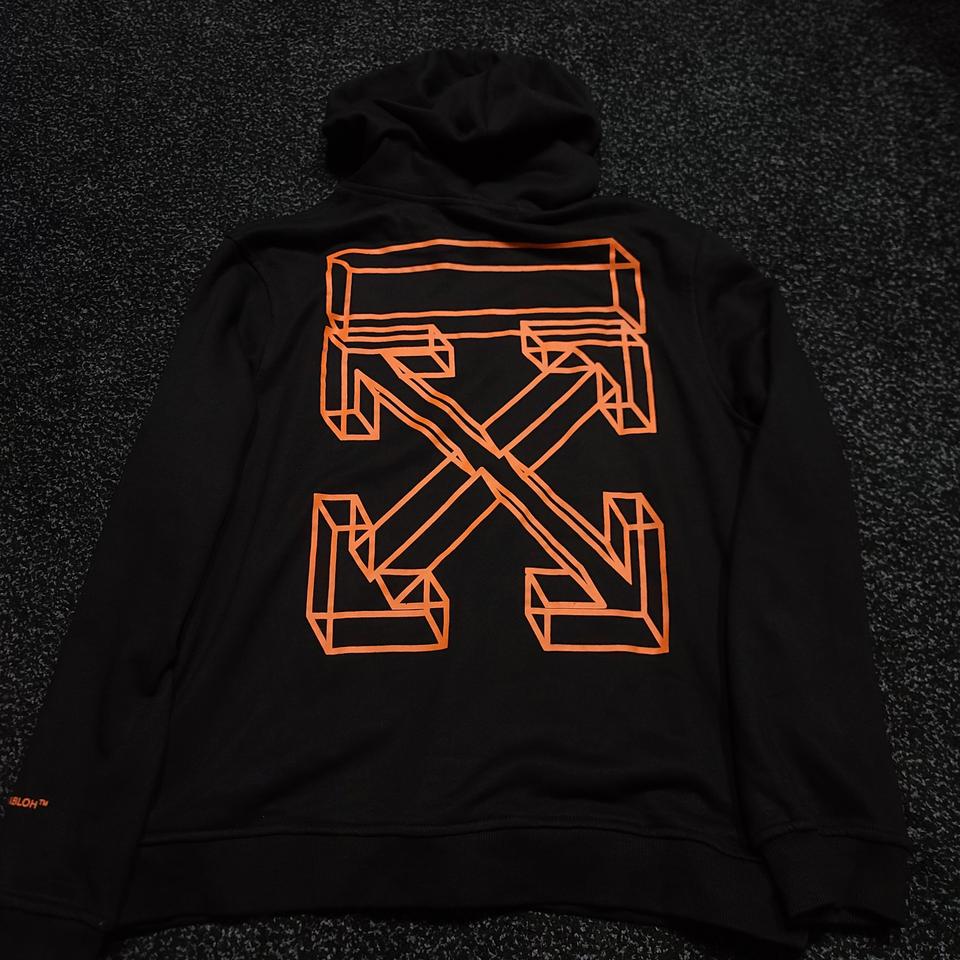 오프화이트 후드티 L