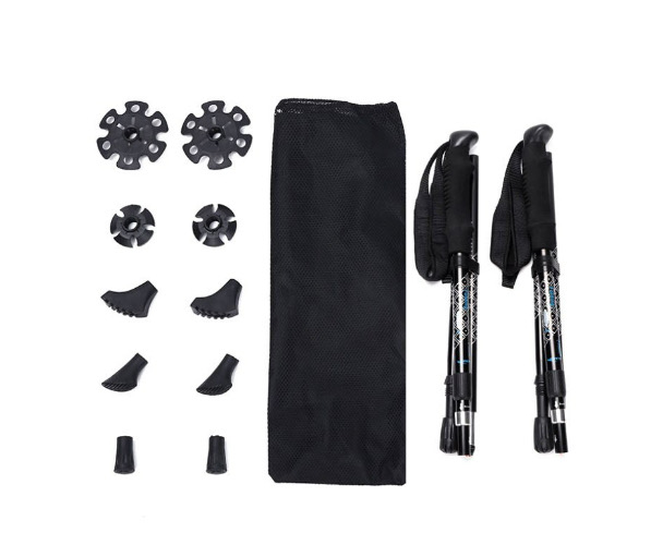 (새상품) 안시스터즈 5단 인터록 등산스틱 2p