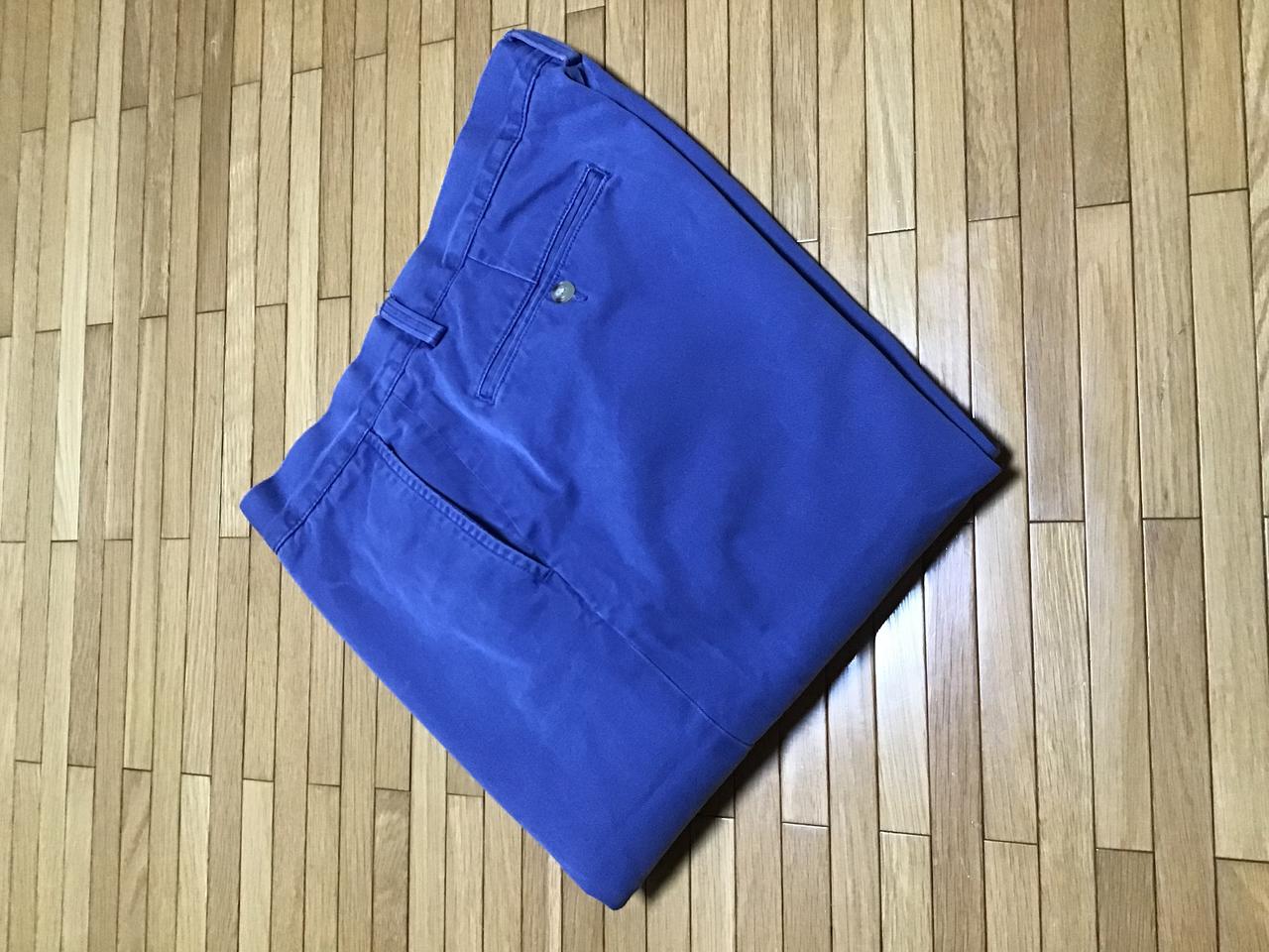 폴로 랄프로렌 - 블루 클래식핏 치노 팬츠 33x32