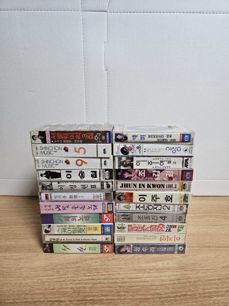카세트테이프 (미개봉) 개별정리해요