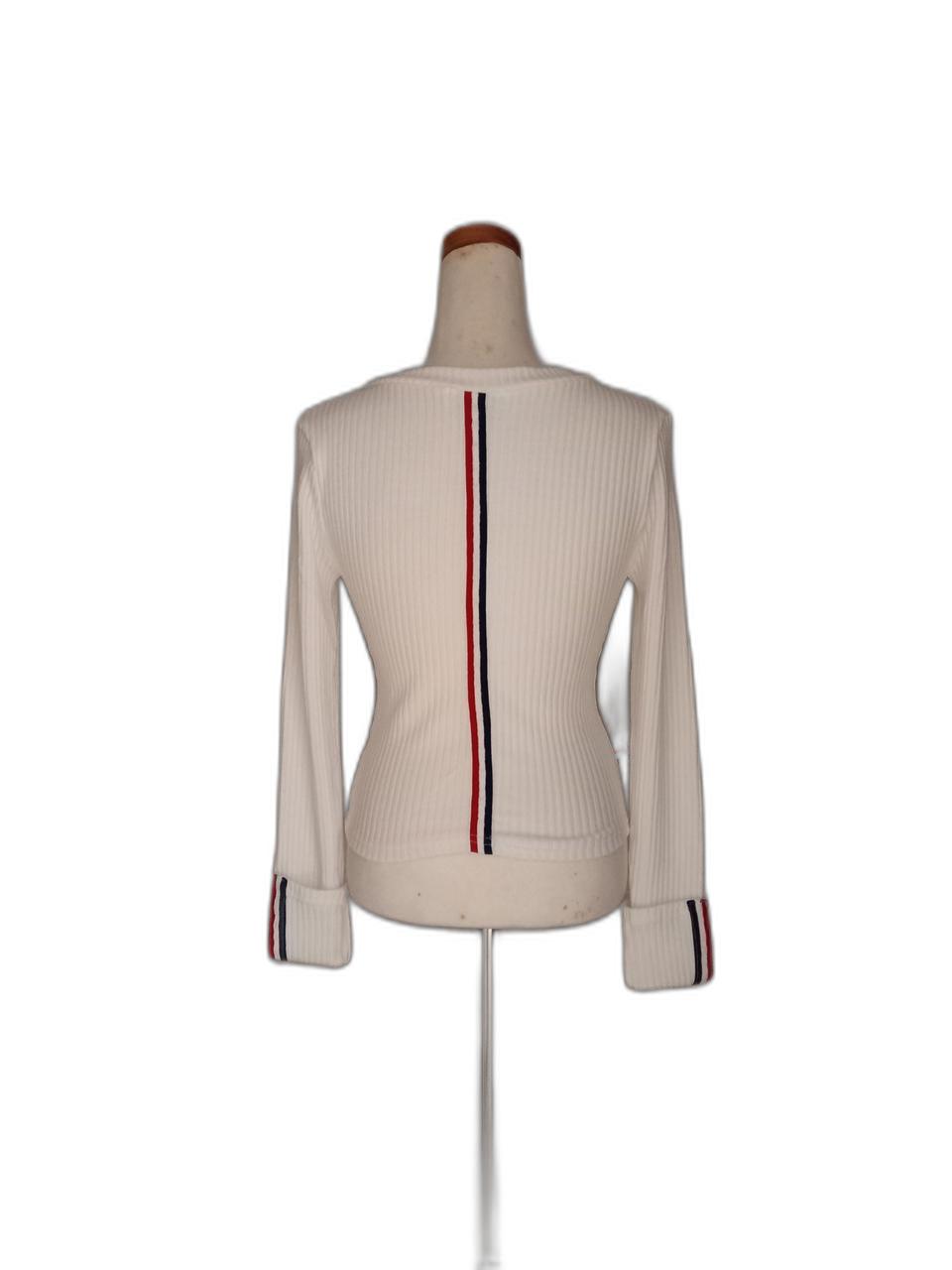 배색크롭가디건(새옷)