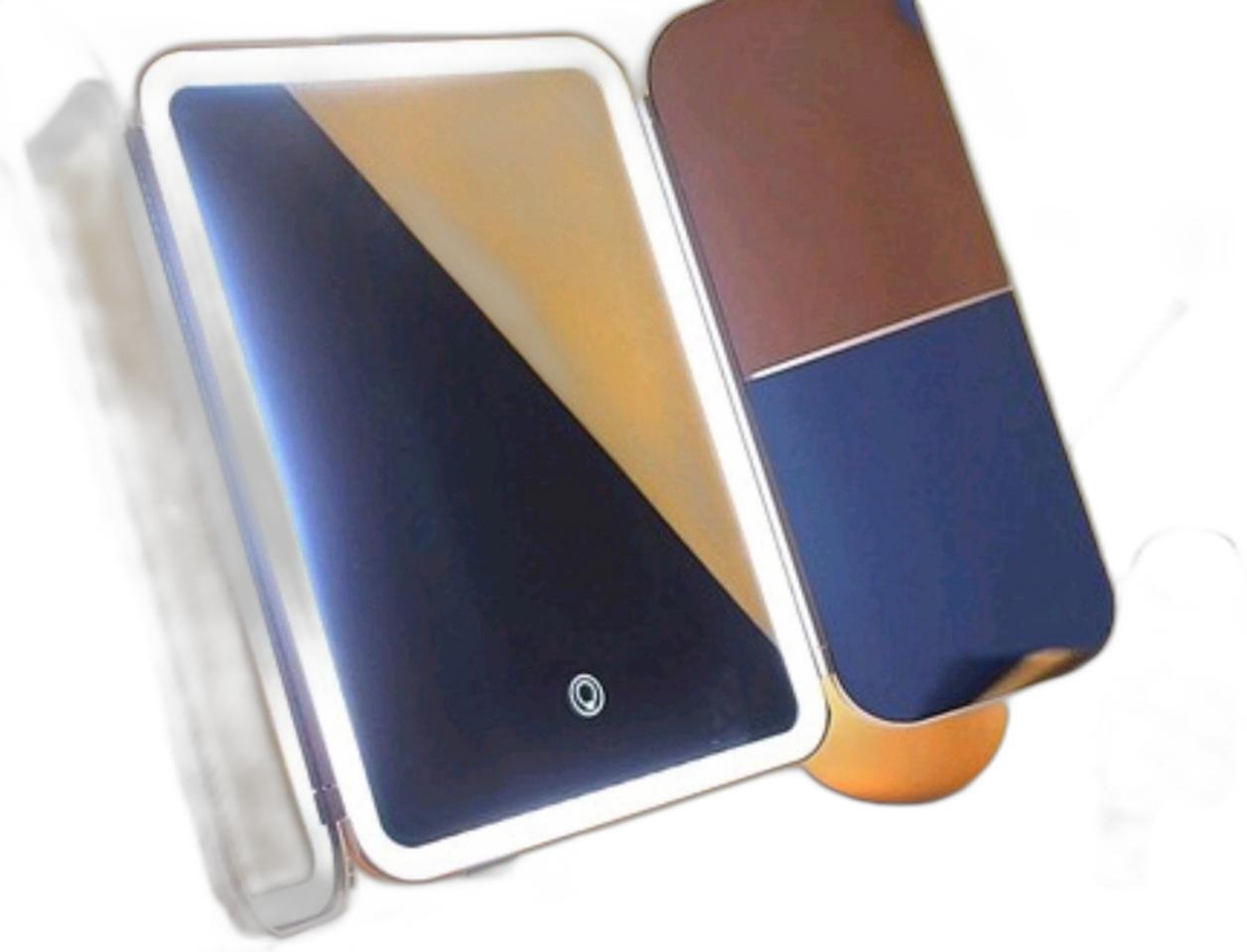 네온 가득 화장 거울