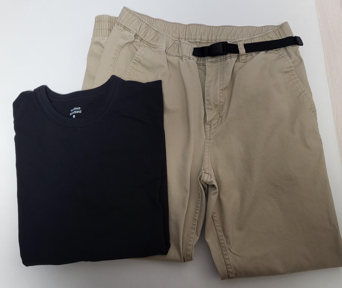 무신사스탠다드 반팔 조거팬츠 세트