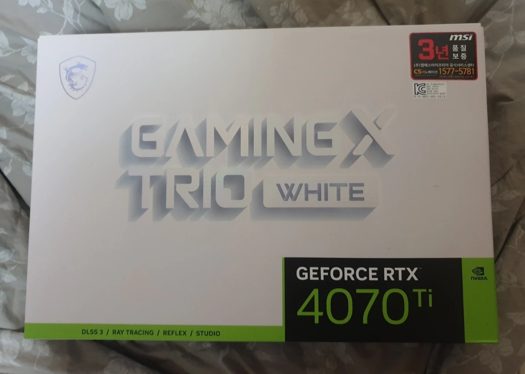 MSI RTX4070TI 미개봉 판매합니다