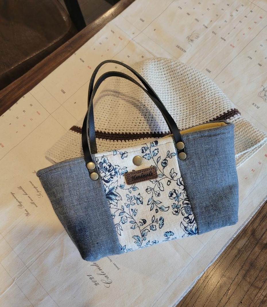 핸드메이드 토트백