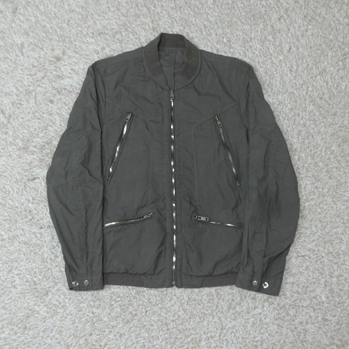 95)솔리드옴므 멀티 포켓 블루종