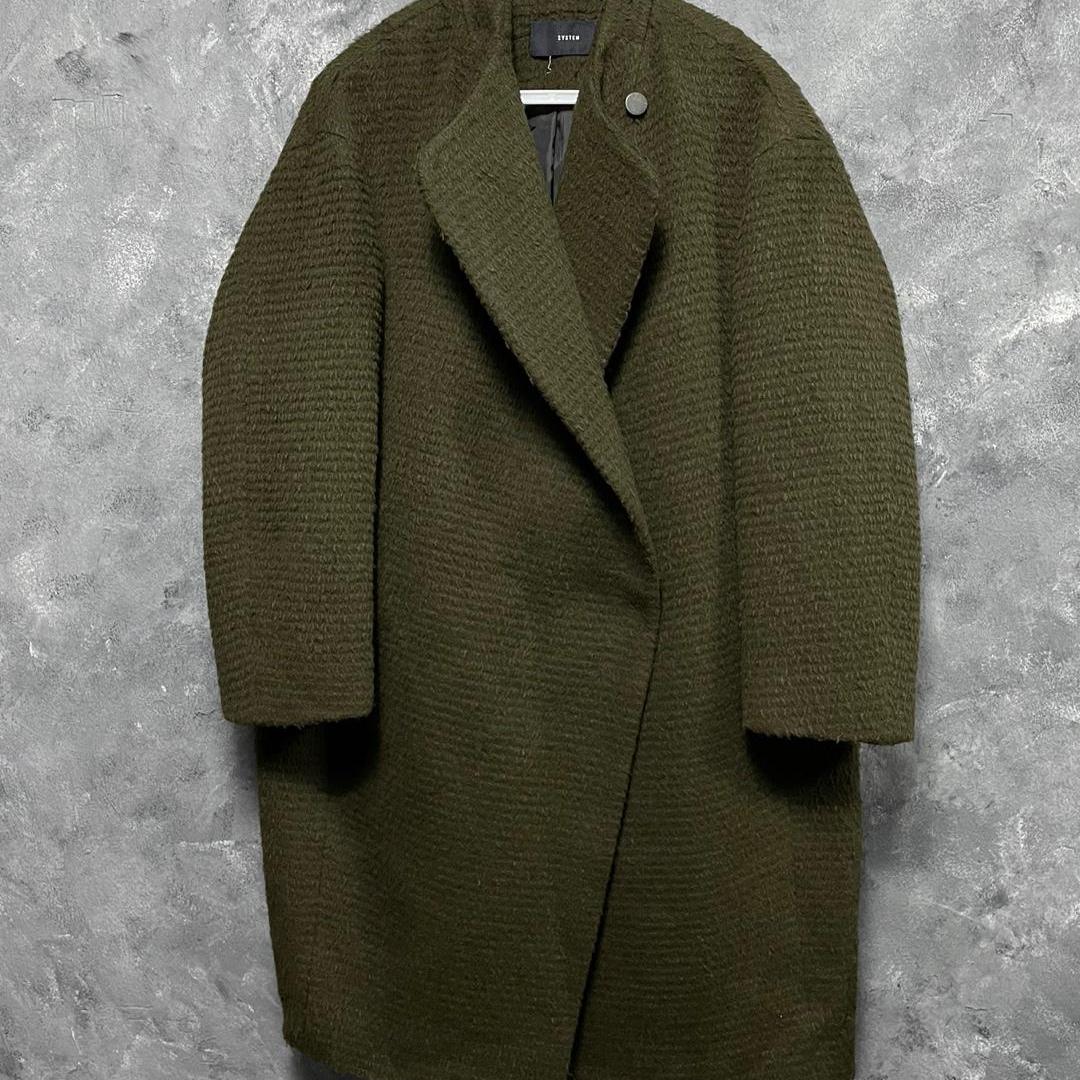 55-66반 한섬 시스템 양모 오버코트