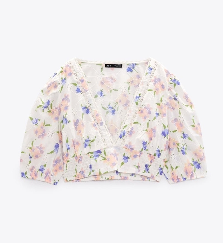 자라 플라워 패턴 탑 / 마쥬 산드로 코스 에고이스트 미쏘
