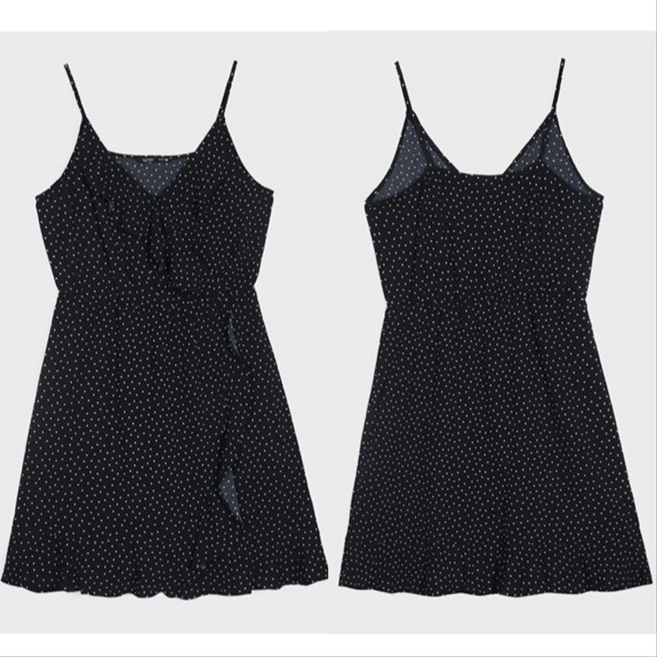 미쏘 린넨5% 도트 프린트 뷔스티에 원피스 (M) / 자라 코스 마쥬