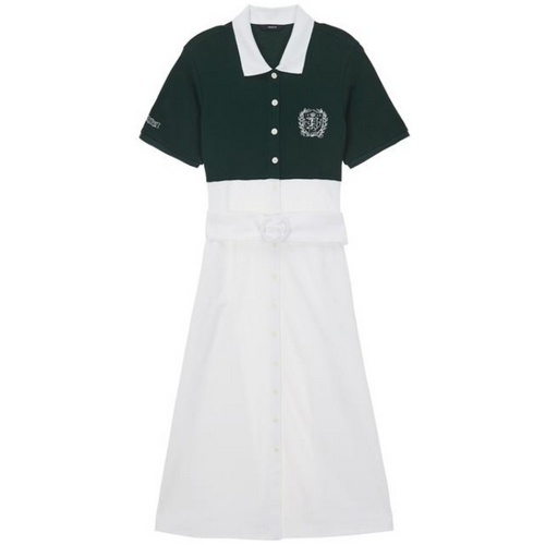 헤지스레이디스 스트랩 면 반팔 카라 원피스 (85) / 자라 코스 마쥬