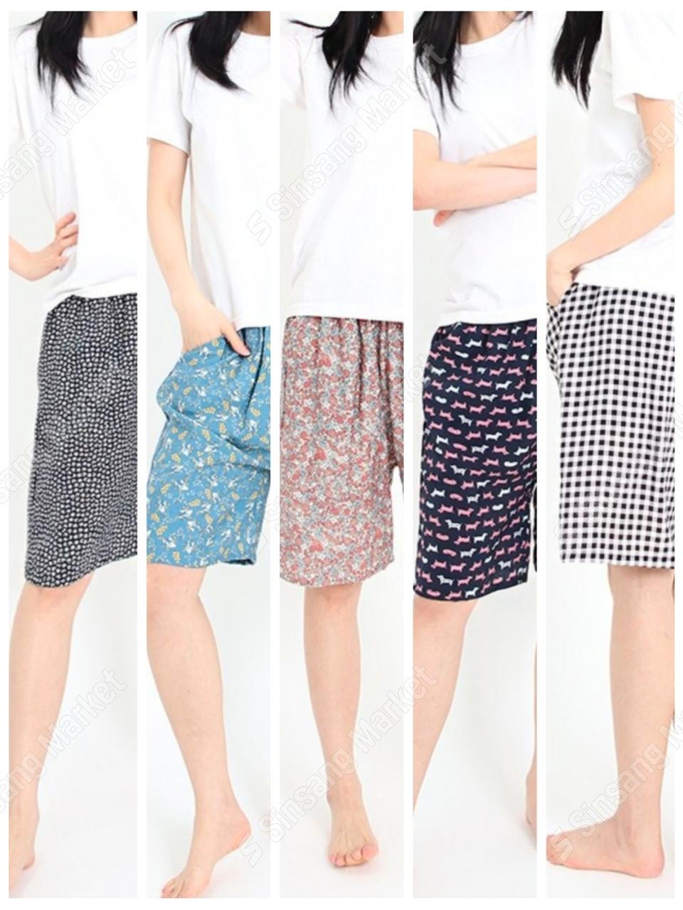 (여성인) 9564 폭스클럽 인견 5부 파자마