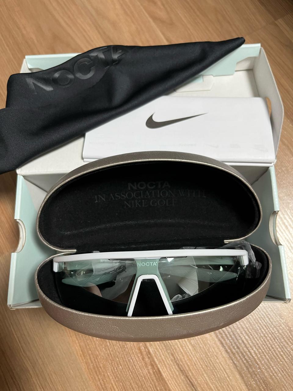 나이키 드레이크 녹타 골프 썬글라스 윈드 실드 엘리트 퓨어플래티넘